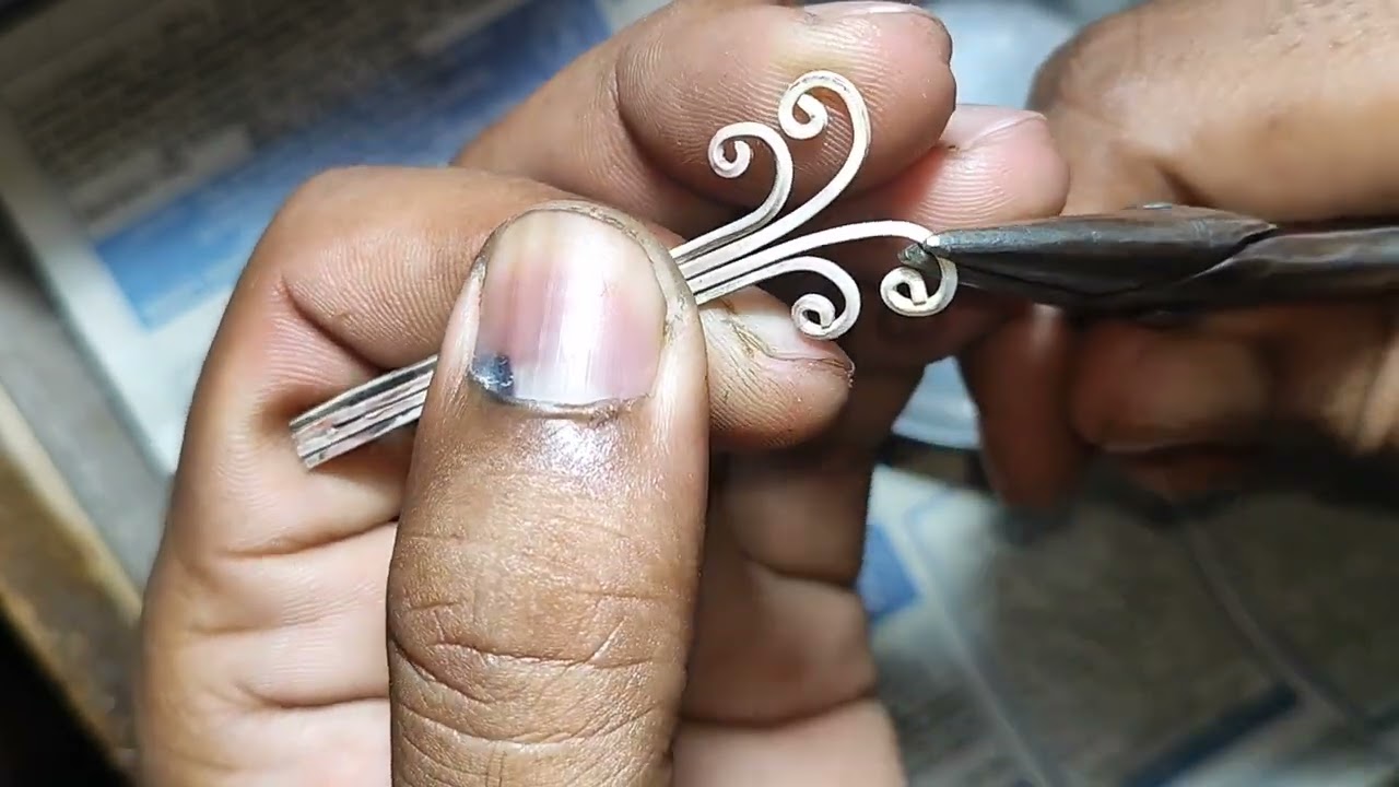 Simple Silver Ring Making Tutorial 😍 - How to Make Silver Jewellery