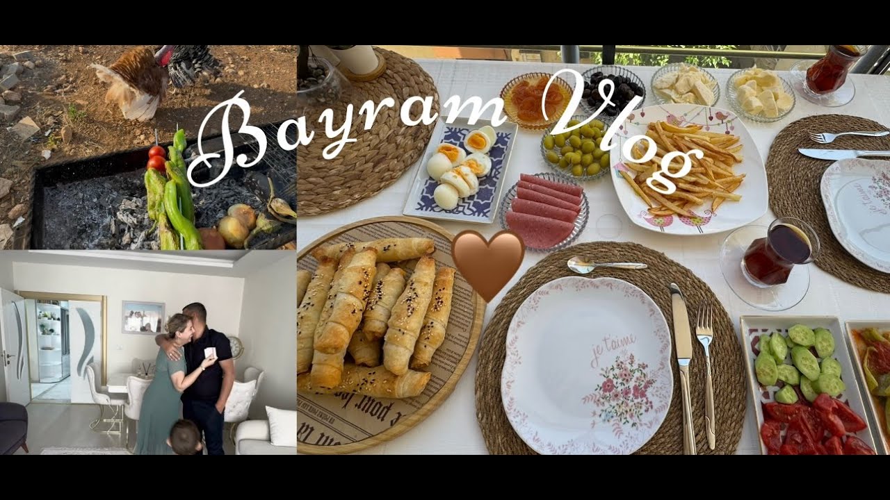 Bayram Günü Evde Kahvaltı💕, Bağda Mangal 🍀