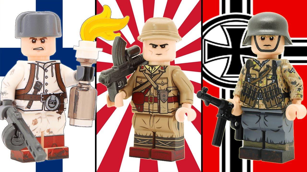 Я собрал из LEGO все армии стран Оси времен Второй мировой войны...