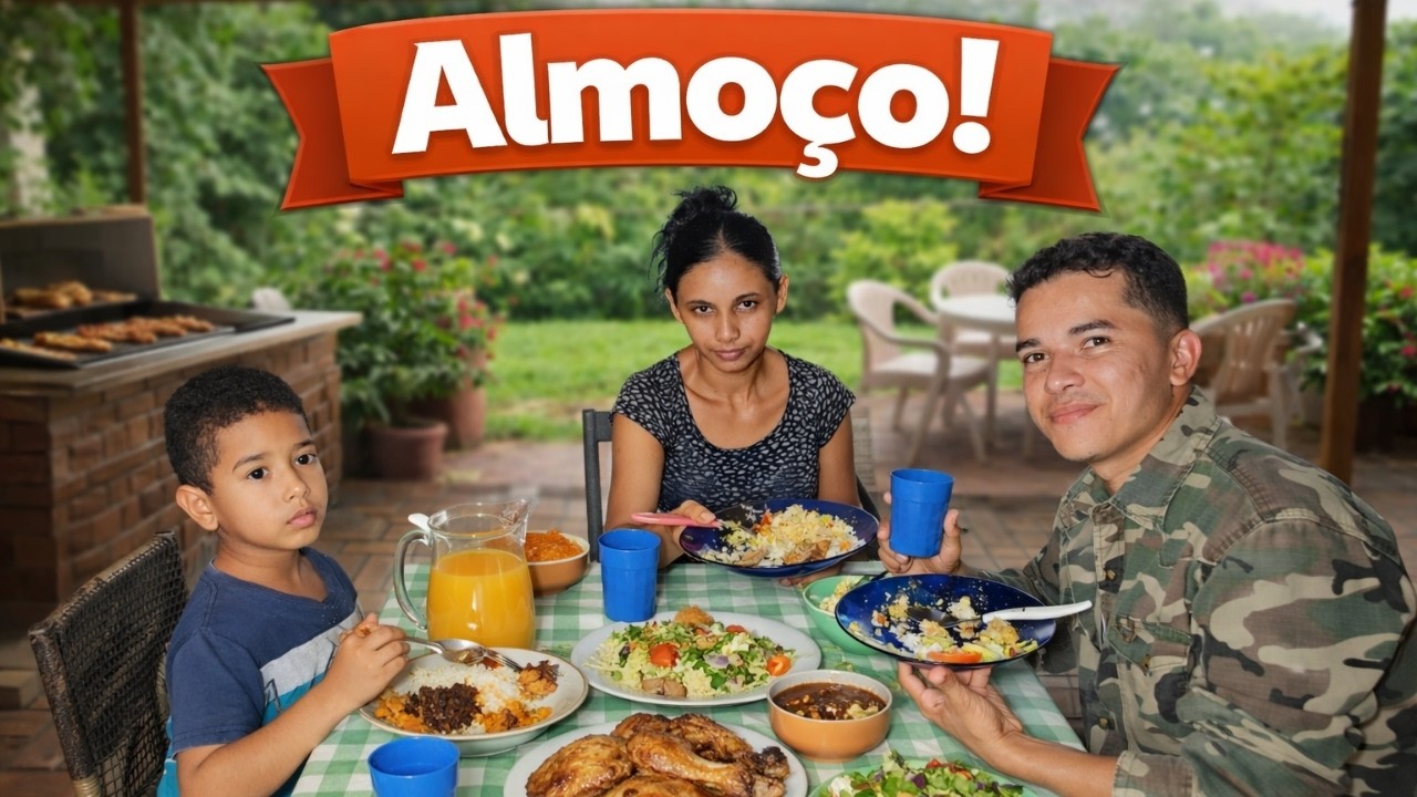 ALMOÇO ESPECIAL NA CASA DE ANDREZA!❤️