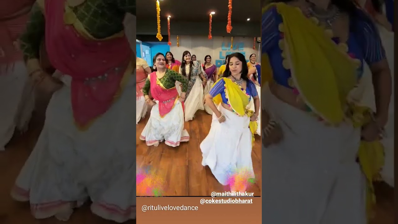 holi re rasiya #holidance #maithilithakur #cokestudio #holisong #newholisong