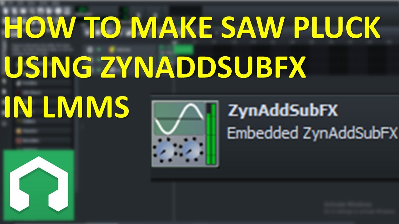 How to make progressive house pluck in LMMS