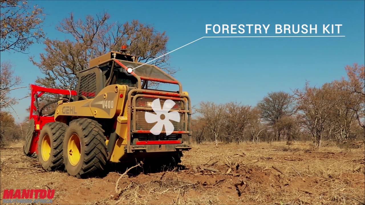 Gehl V400 Bush Clearing with AHWI Mulcher