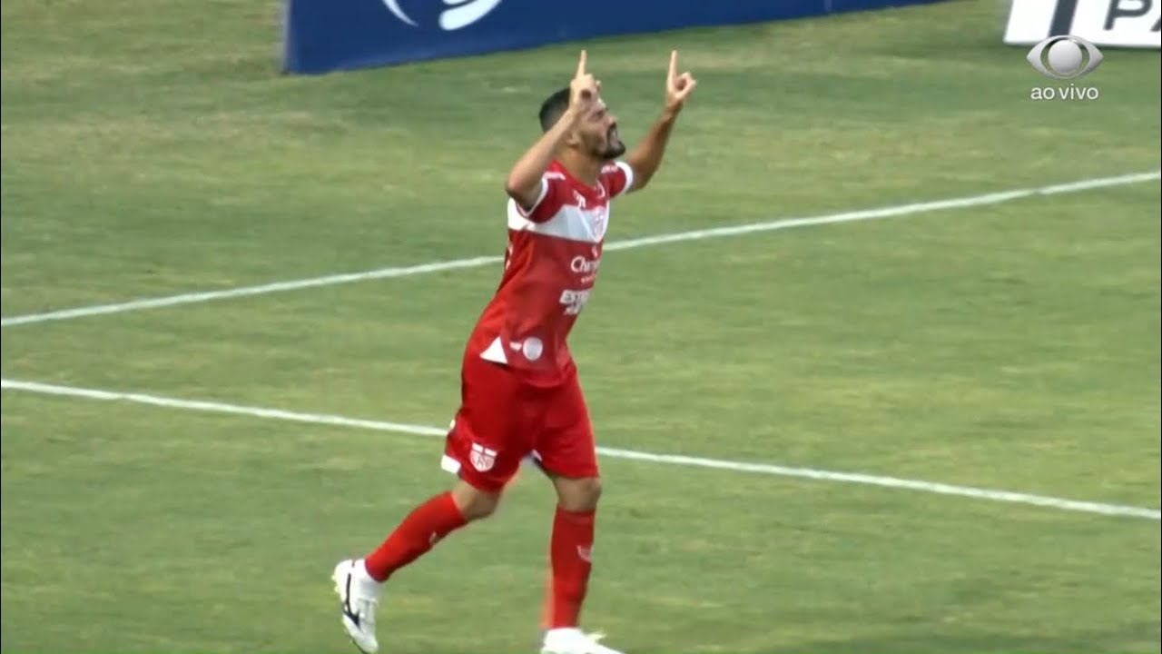 Gola&ccedil;o de Anselmo Ramon - CRB 2x1 Coruipe - Campeonato Alagoano 2023 - Semi Final