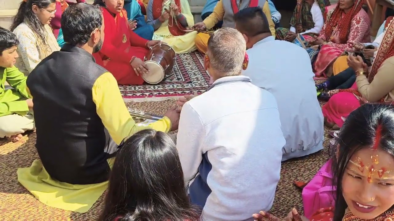 शिवरात्रि के दिन मानेश्वर मंदिर में भजन🙏🙏