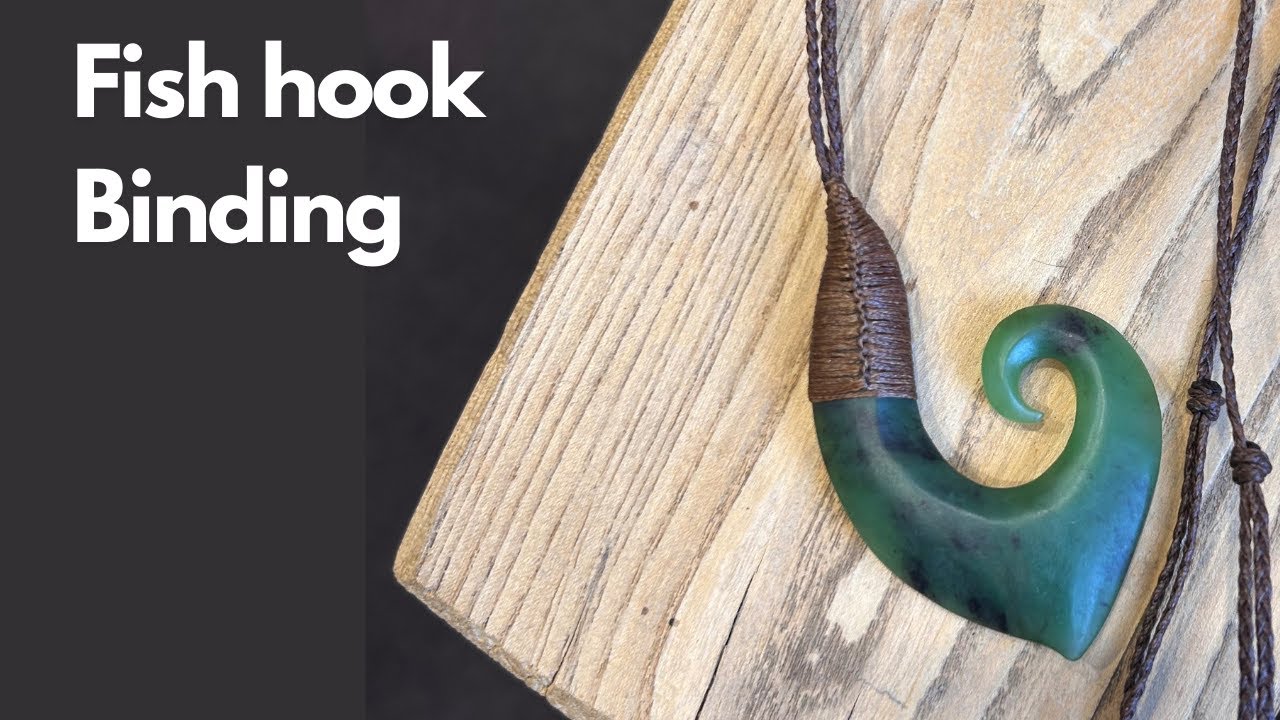 Greenstone Fish Hook Binding / Hei Matau Re - Binding