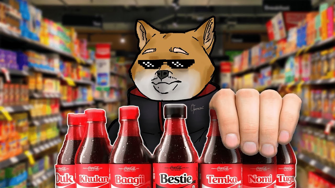 Өөрийнхөө нэртэй Cola хайдаг бичлэг.