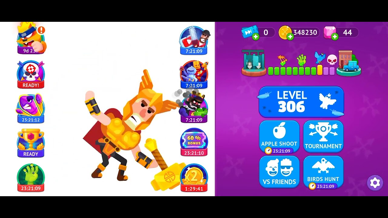Bowmasters walkthrough || Tanithmetil vs Investor