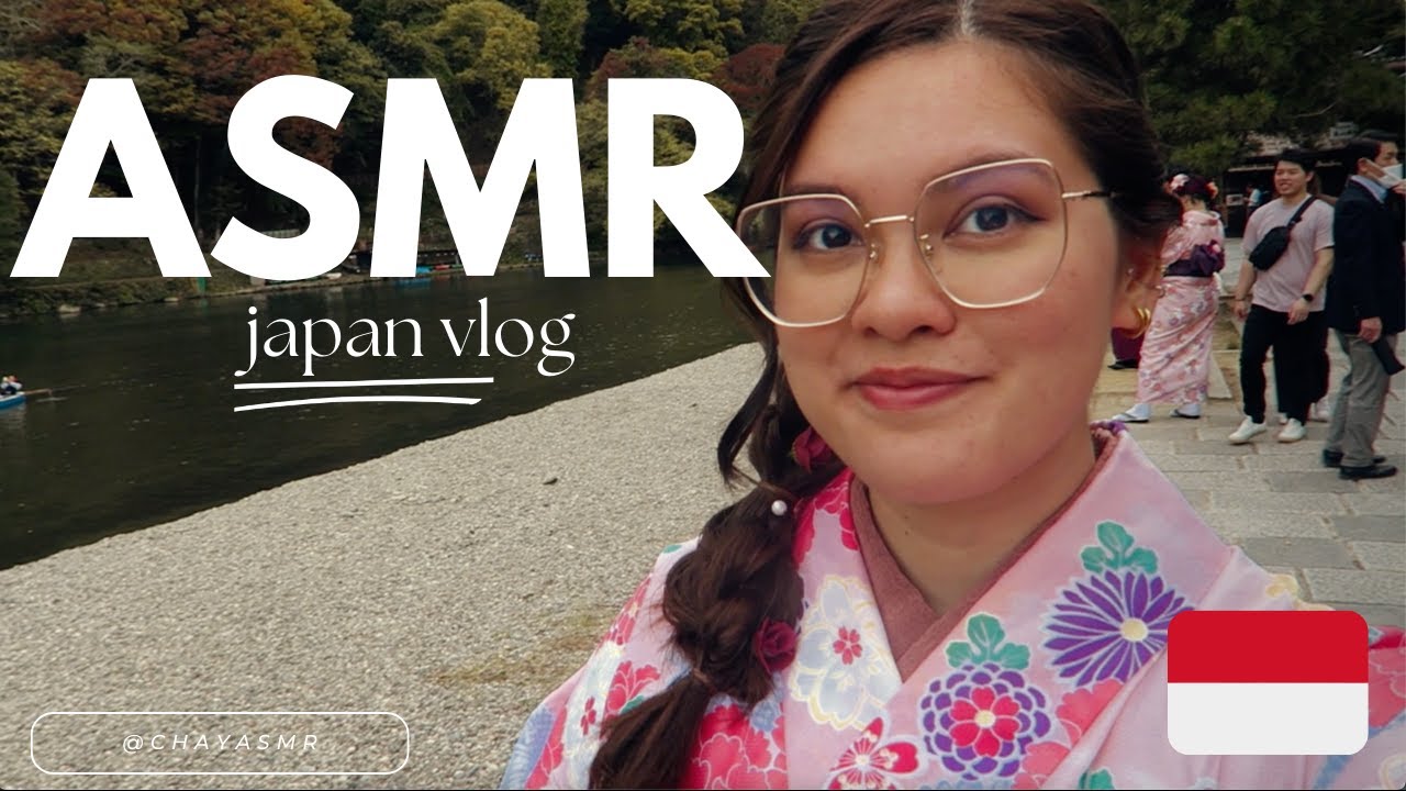 ASMR IND Tokyo Vlog ⛩️ | Whispering, Tapping, Suara Alam