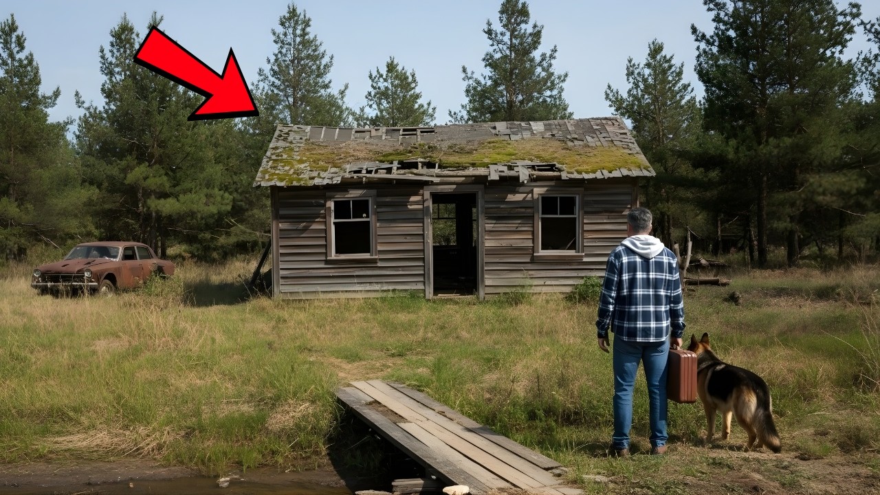 Left With Only a Dilapidated Shack After Divorce — What His German Shepherd Found Inside Shocked Eve