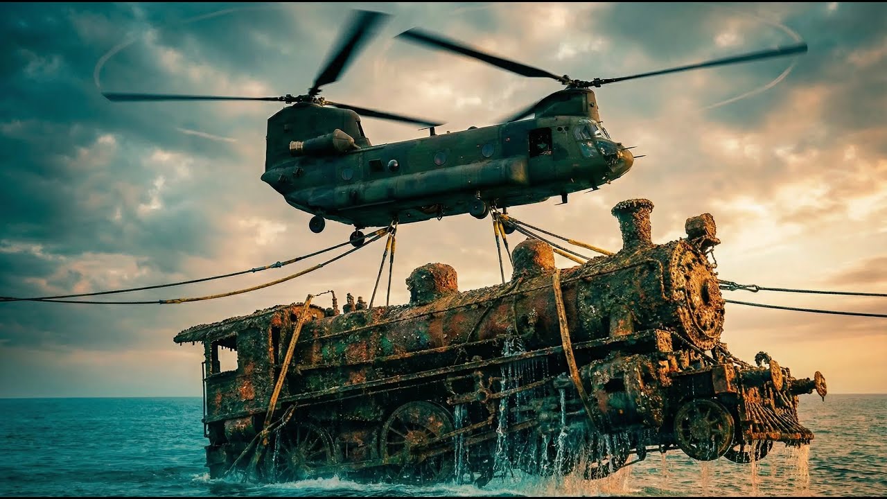140 Years Submerged: Restoring a Riverbed Steam Locomotive
