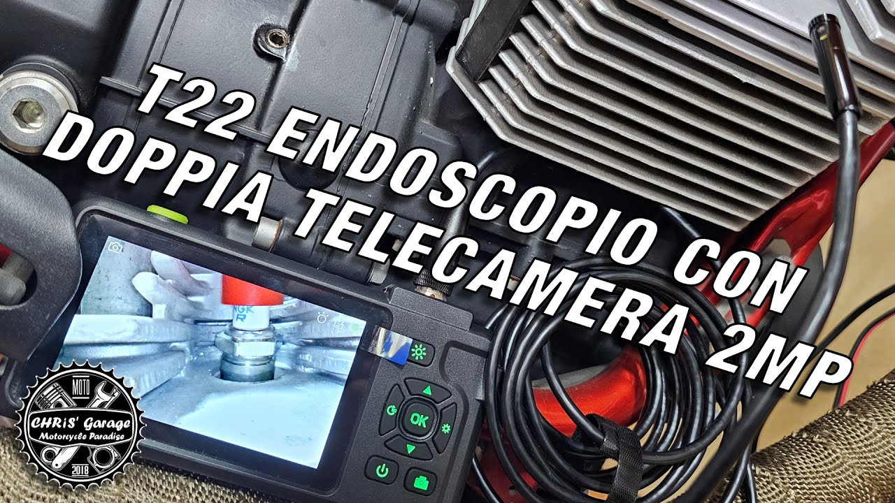 VISHRT T22 Endoscopio Moto ed Auto con Doppia telecamera 2MP a soli 50 €