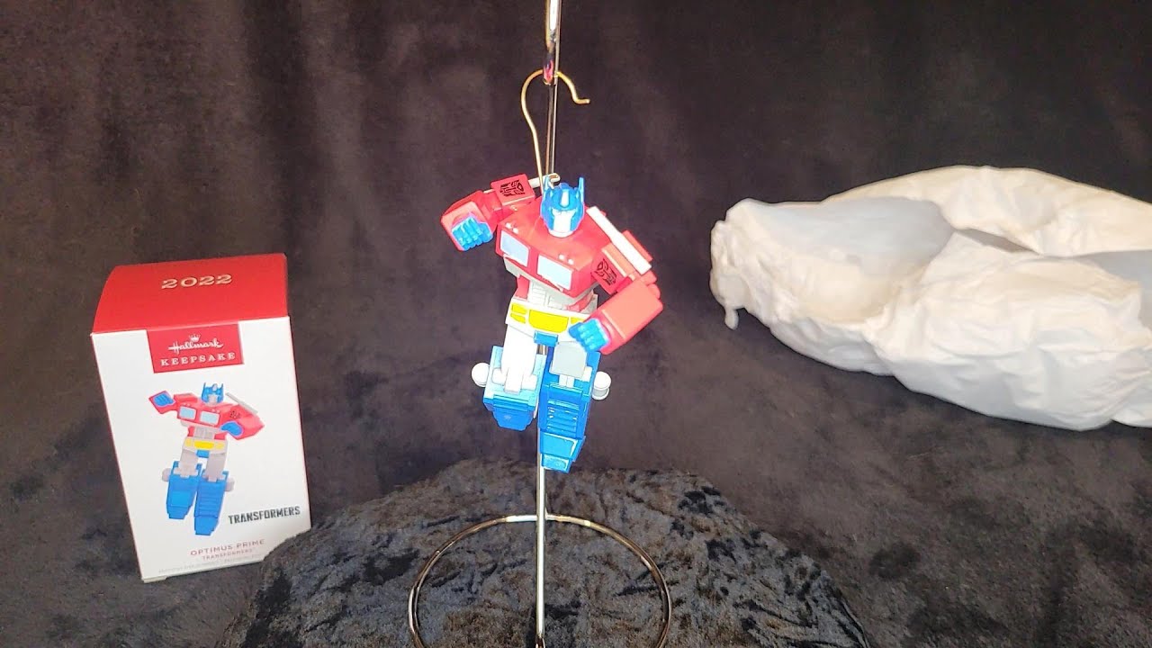 2022 Optimus Prime, Transformers, Hallmark Keepsake Ornament, Heather makes fun of my childhood ;)