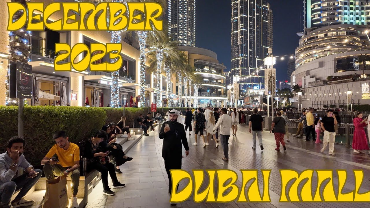 DUBAI MALL WALK | DJI POCKET 3