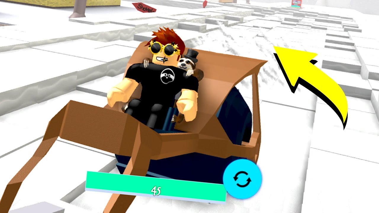 ROBLOX SNOW SHOVELING SIMULATOR *EASY MONEY SLEIGH*