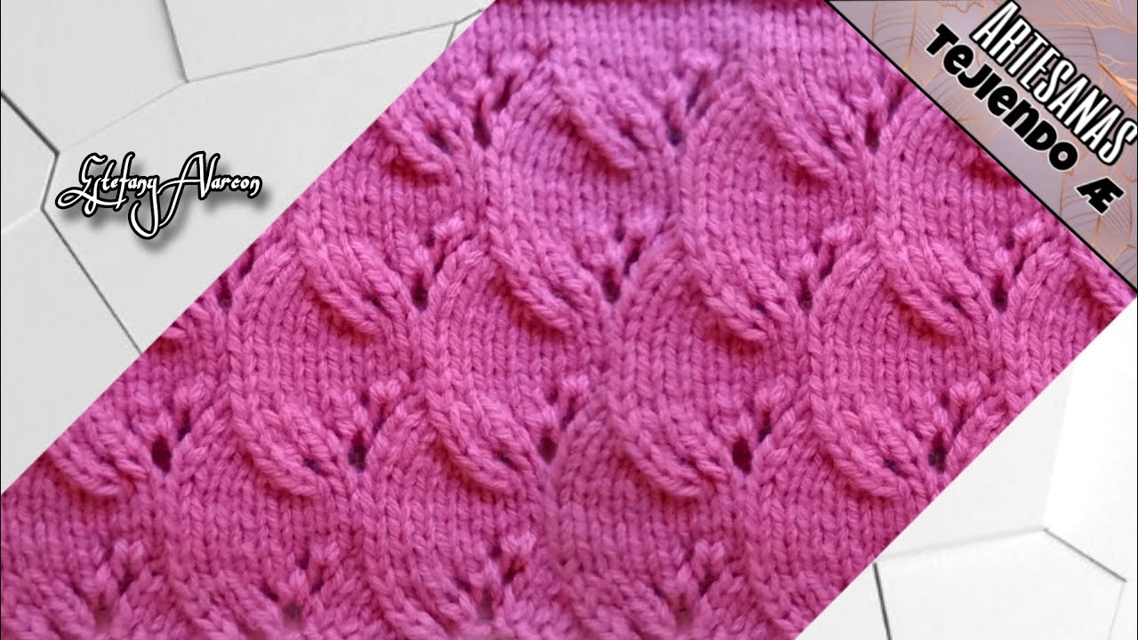 #169 - PUNTO A DOS AGUJAS / knitting patterns / Estefany