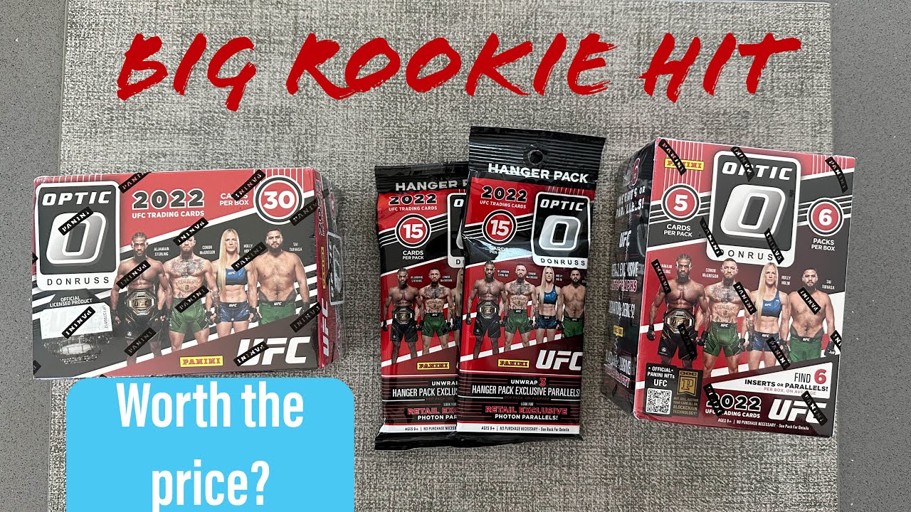 2022 Panini UFC Optic Blaster Box and Values Pack Opening! Huge Rookie Card Pull!