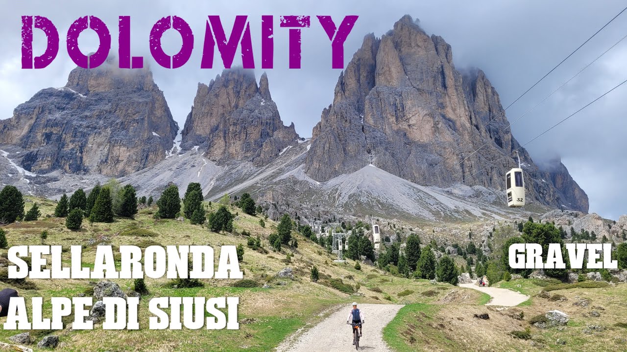ITALY#11 DOLOMITY - SELLARONDA BIKE , ALPE DI SIUSI NA GRAVELOCH