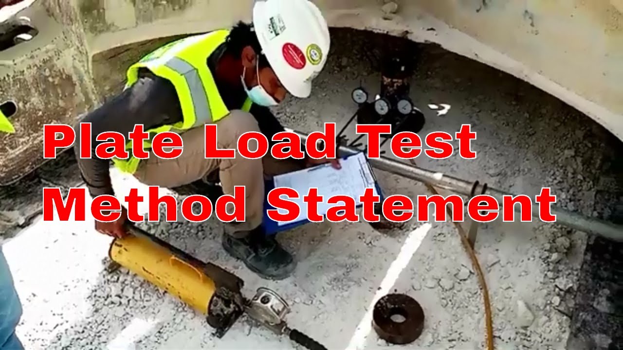 Plate Load Test Method Statement