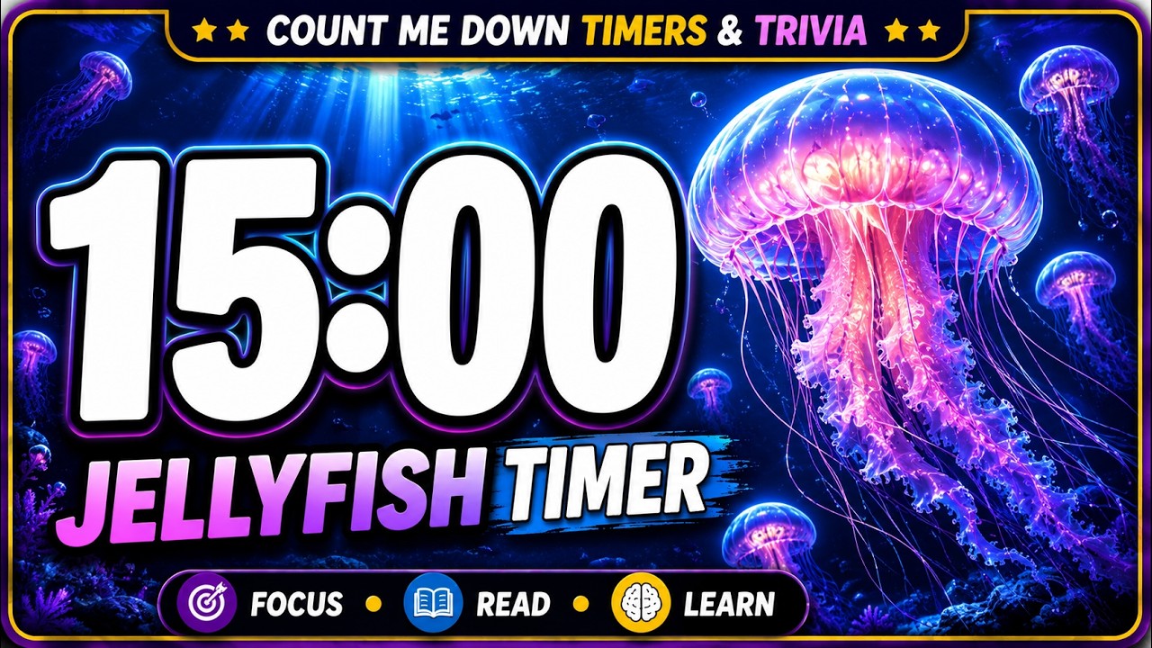 15 Minute Jellyfish Timer celebrate nature with Ocean Vibes