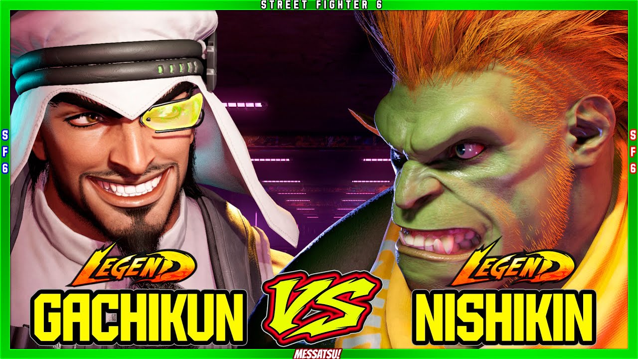 SF6 Gachikun (Rashid) VS Nishikin (Blanka)💥Messatsu!💥スト6💥Street fighter 6