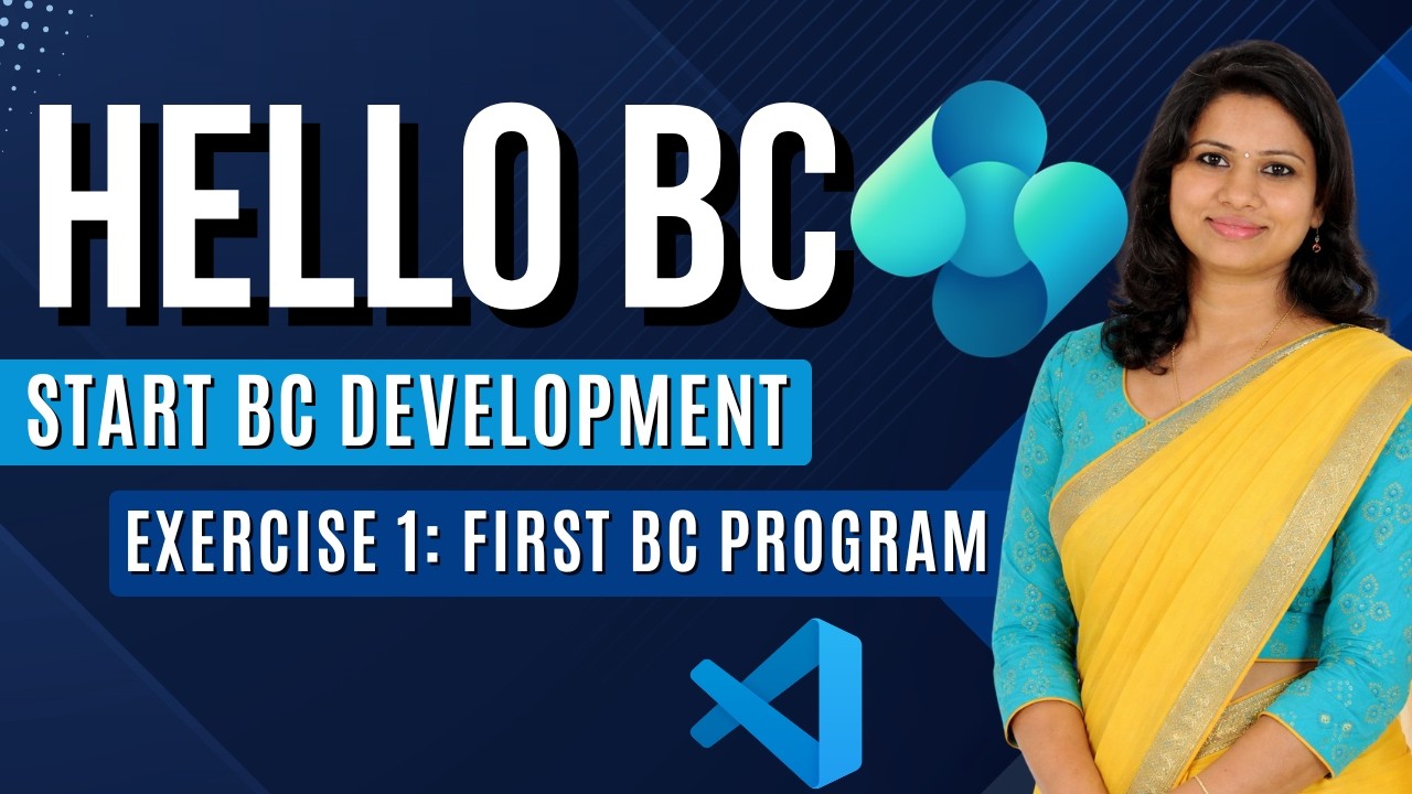 Упражнение 1: Настройка Business Central + VS Code + Первая программа AL | Hello BC (Руководство ...