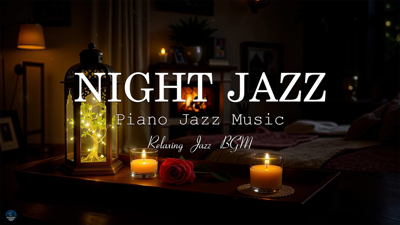 Cozy Bedroom Jazz - Soothing Night Jazz Piano Music & Delicate Jazz Music for Relax, Deep Sleep