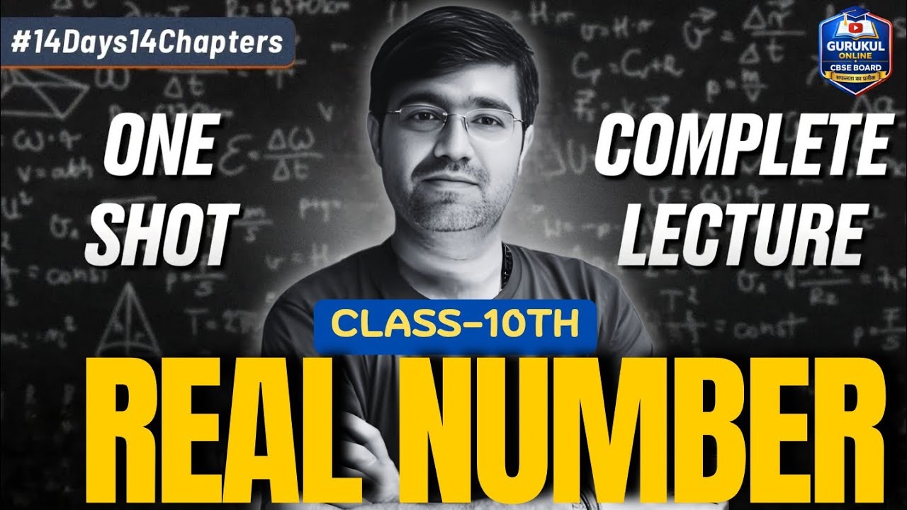 Real Numbers Class 10 Maths | One Shot | CBSE 2026 Important Questions | VIPUL Sir #cbseboard