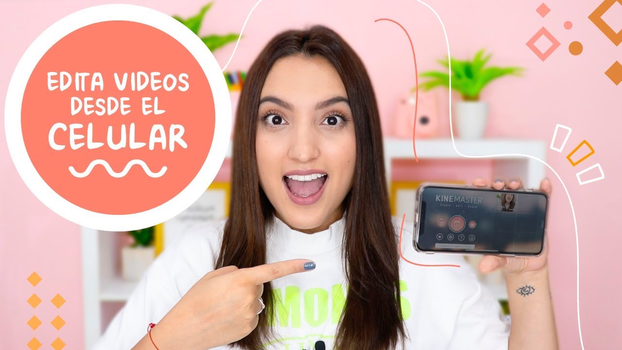 CÓMO EDITAR VIDEOS EN TU CELULAR PARA YOUTUBE O INSTAGRAM 2021 (CON KINEMASTER) - Tati Uribe