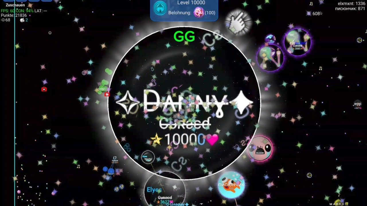 Nebulous.io | @CursedDanny level 10000!! | fastest farming technique revealed!