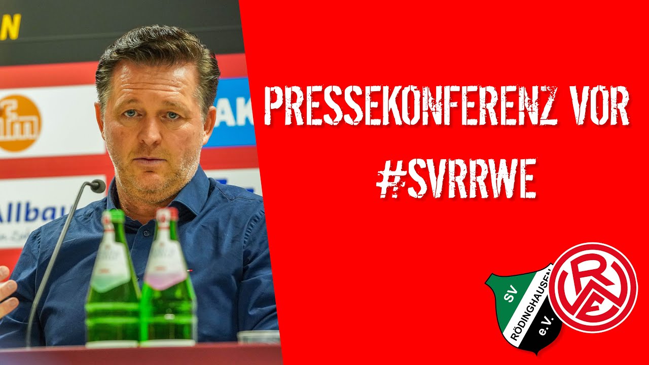 Pressekonferenz vor dem Auswärtsspiel beim SV Rödinghausen
