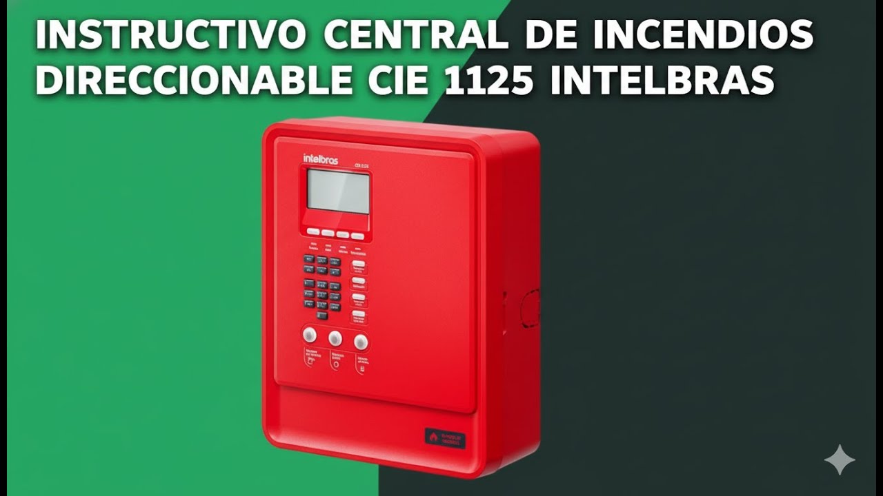 Como conectar Central de Incendio Direccionable CIE 1125 Intelbras