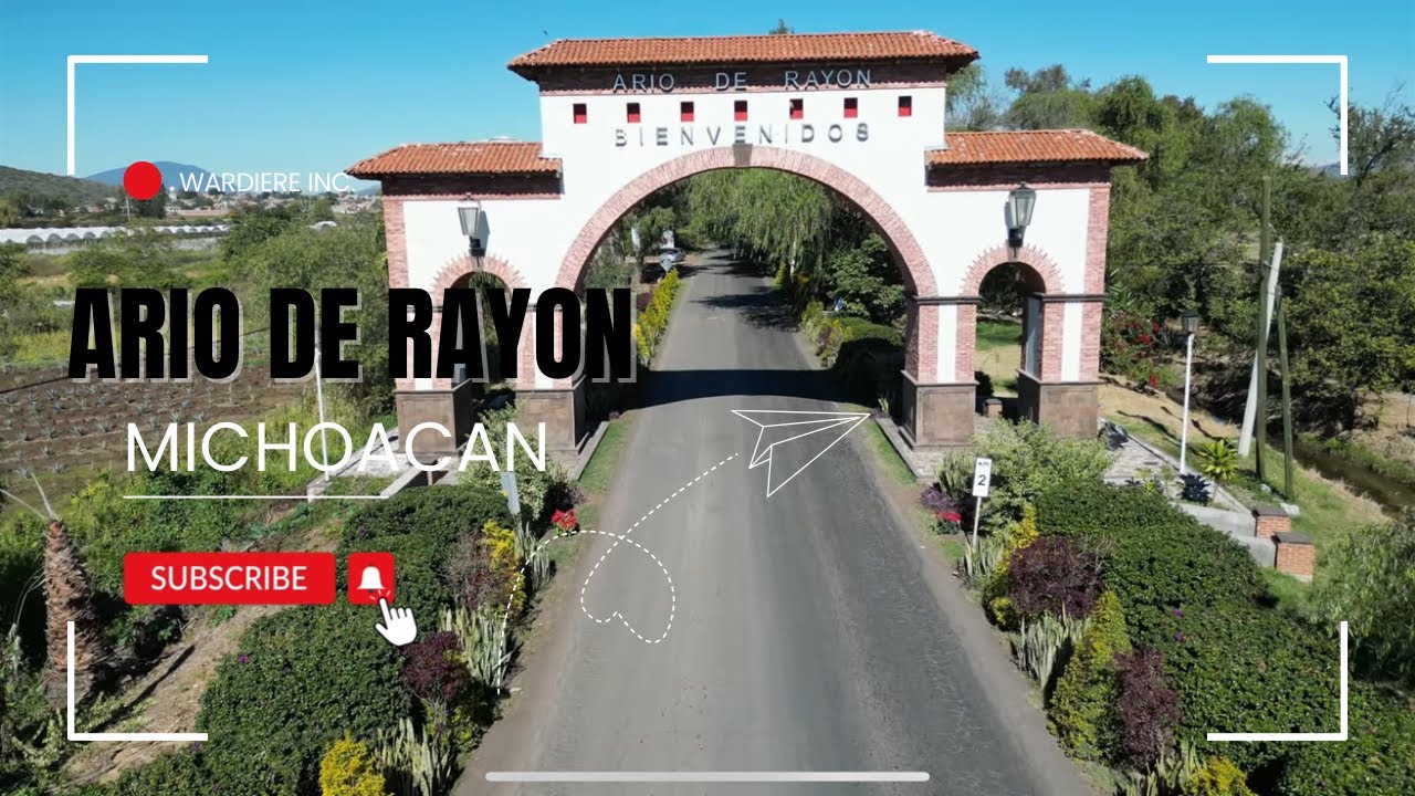 ARIO DE RAYÓN, MICHOACAN 2024 DRONE 4K