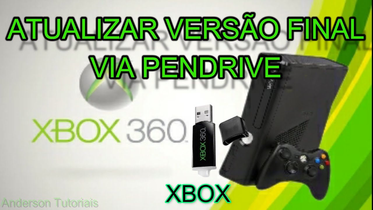🟢 Como Atualizar Xbox 360 Via Pendrive Para Ultima Versão 17559 Xbox LT/LTU e Bloqueado!