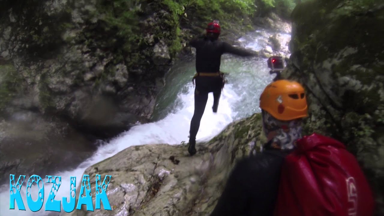 Canyoning Slovenia ( Slovinsko ) 2014  - Sušec, Fratarica, Kozjak