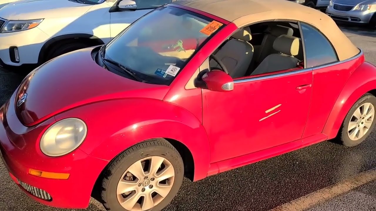 The $5000 VW Beetle Convertible.   POV Test Drive walkaround.  Not bad for 89k miles!