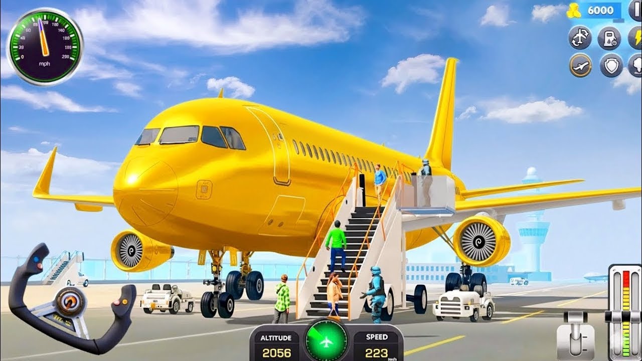 City Pilot Airplane Journey Gameplay | Real Flight Simulator Experience | Android Game