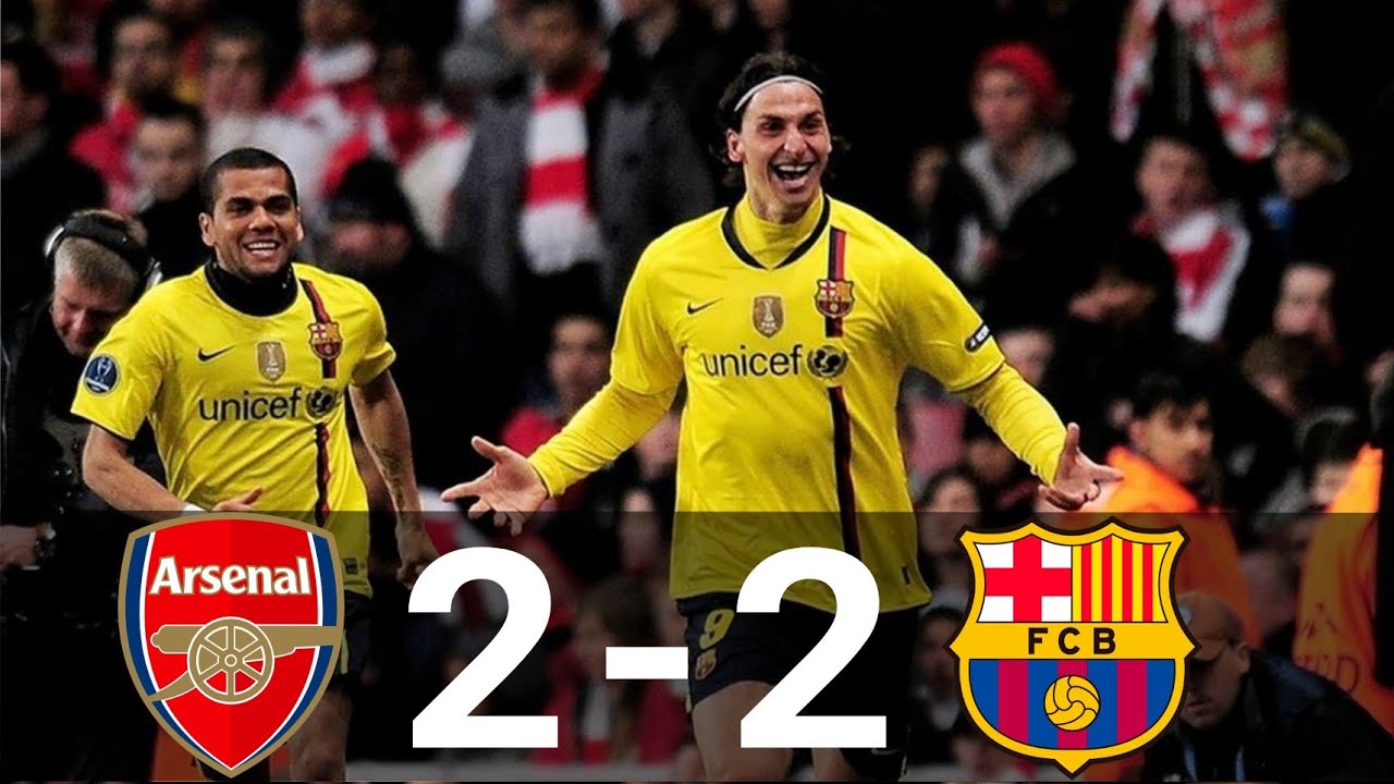 Arsenal vs Barcelona 2-2 Fox Sports (Relato Sebastian Vignolo) UCL 2010