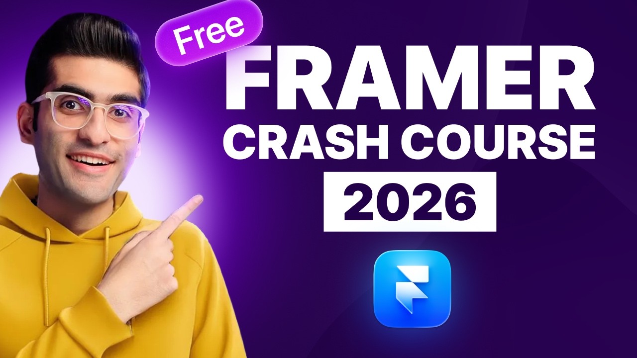 Free Framer Crash Course for Beginners 2026