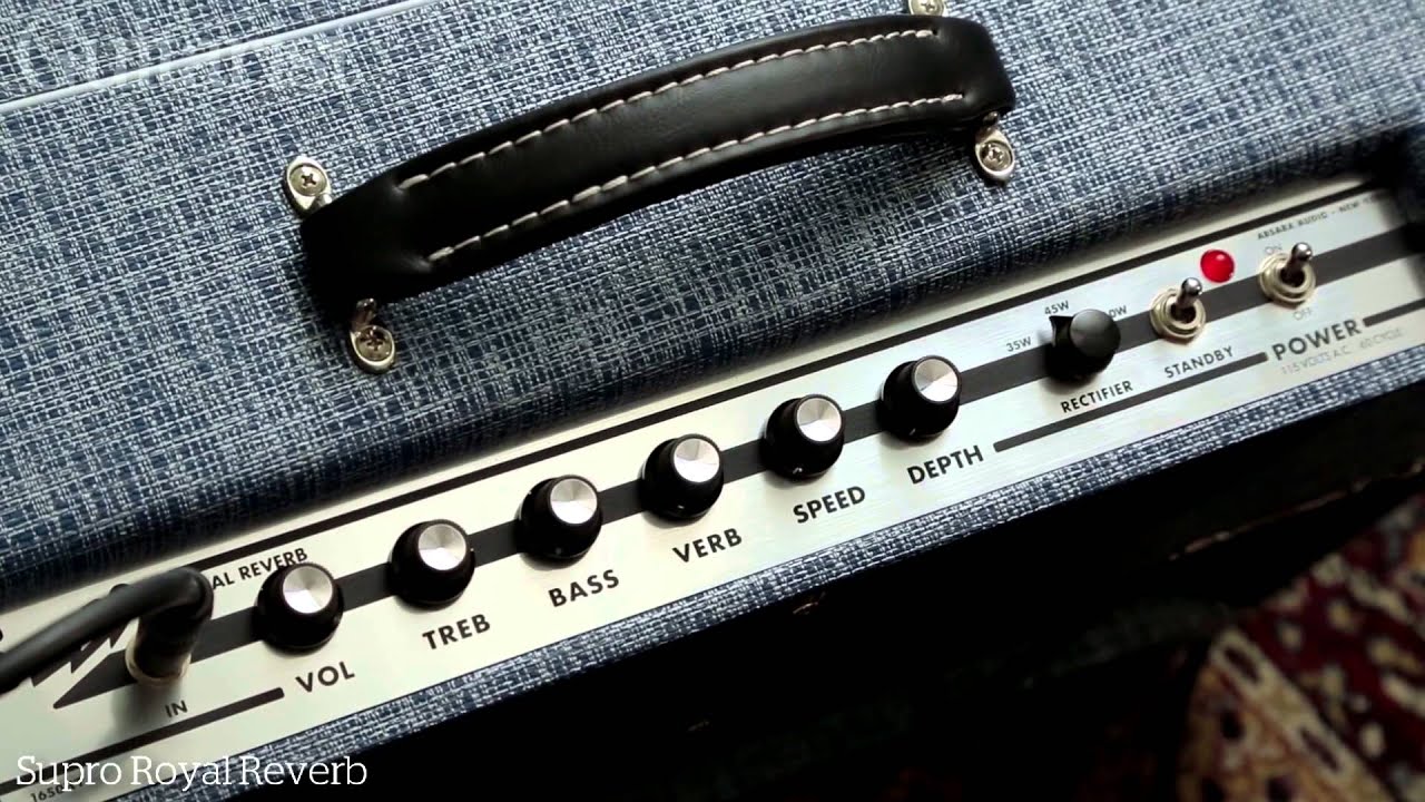 Supro Saturn Reverb & Royal Reverb Amp Demo