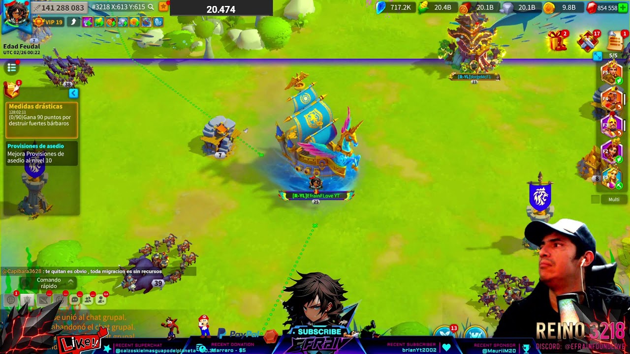 LA RECOLECCION DE GEMAS ES PERMANENTE Y CONSTANTE- RISE OF KINGDOMS