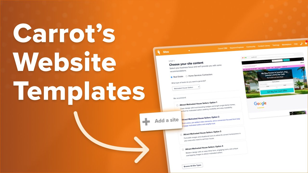 Carrot Website Templates: Launch a High-Converting Site Today!