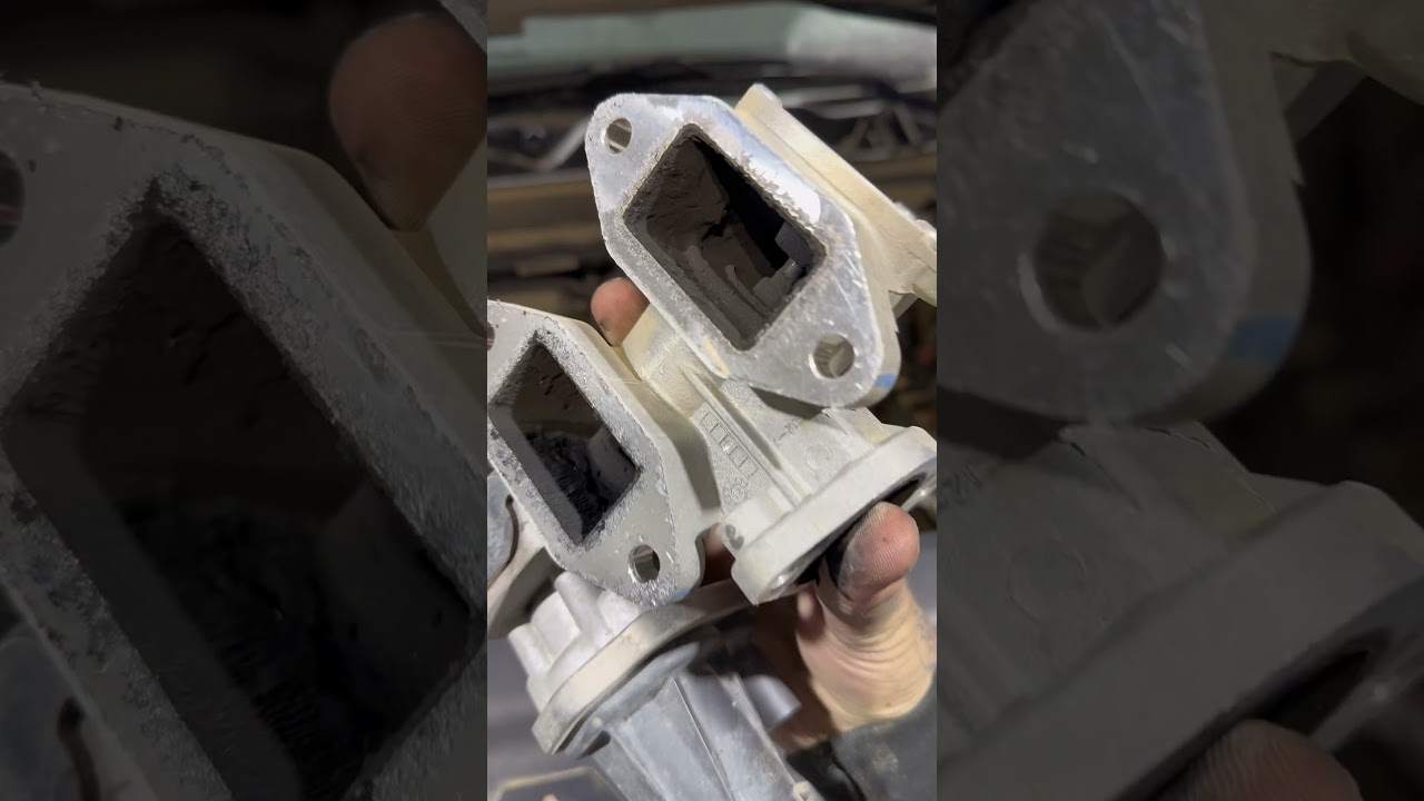 EGR destroys Cummins engine #cummins #powerstroke #duramax