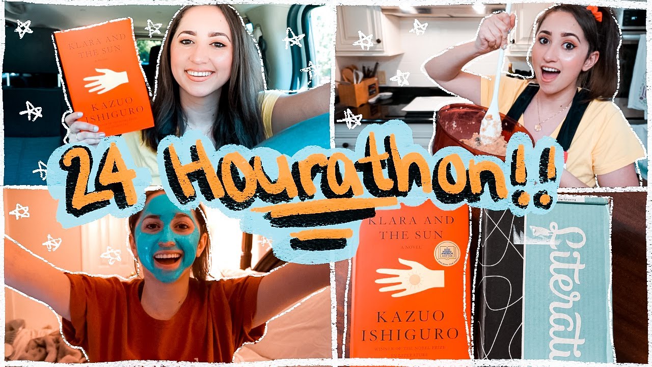 A Summery 24 Hour Readathon! | Baking, Cozy Coffee Shops, Face Masks, and Reading!☀️🥰✨