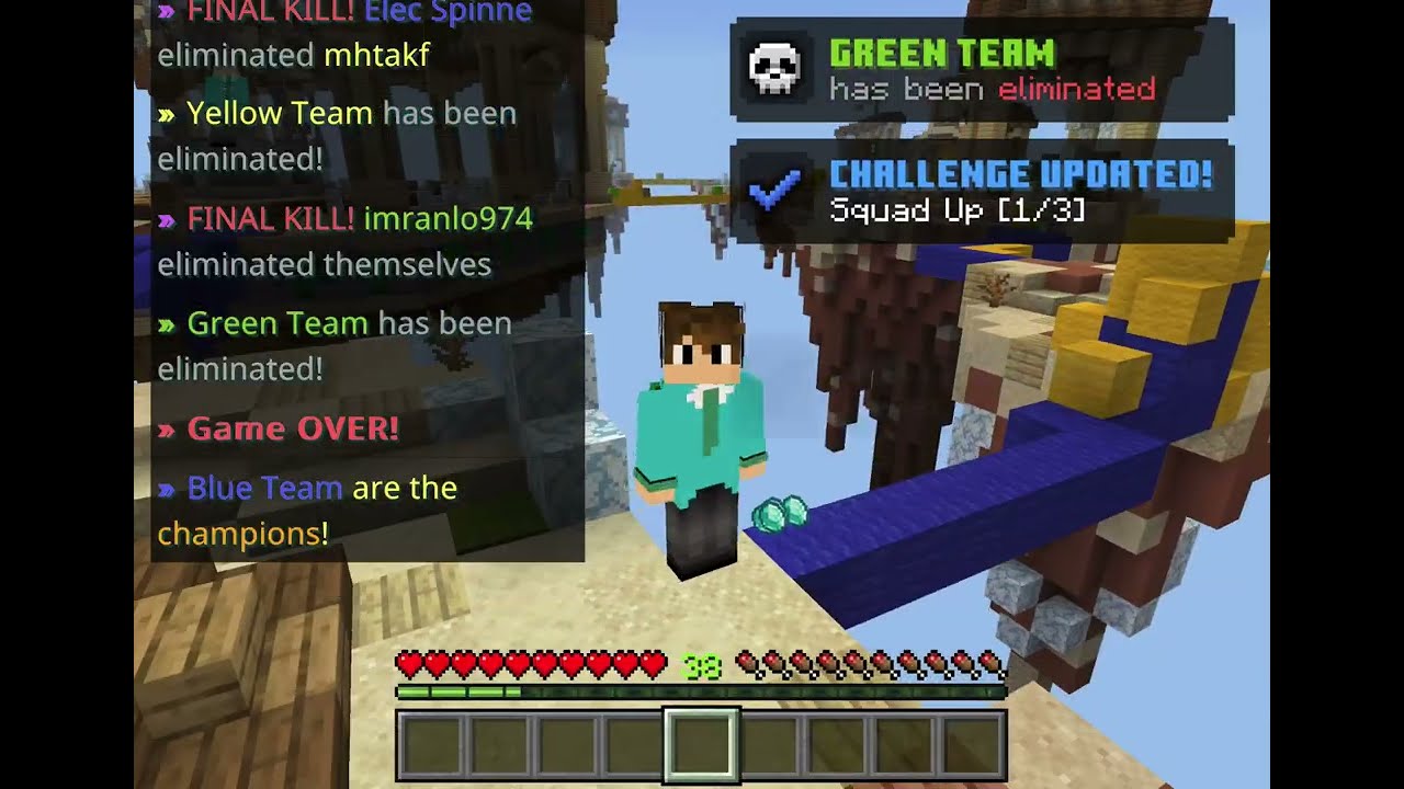 The Hive Bedwars Squads Gameplay 🏆