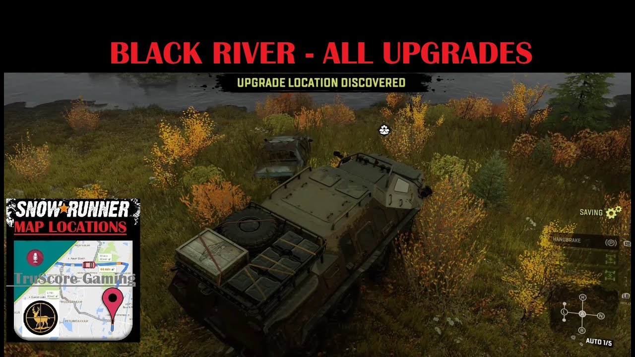 Black River ALL Upgrades SNOWRUNNER
