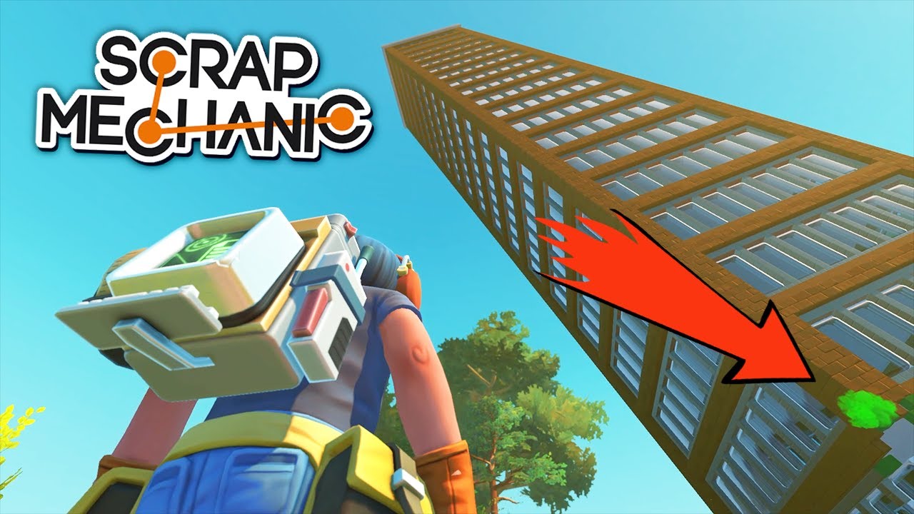 ШОК! БАКТЕРИЯ СОЖРАЛА НЕБОСКРЕБ! 🔥 СУПЕР МОД! в SCRAP MECHANIC