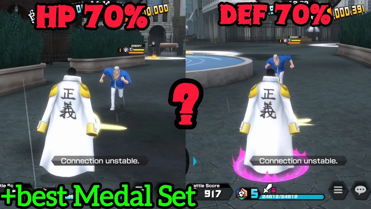DEF OR HP?Which one is better for Kizaru + Best medal SET😤 | One Piece Bounty Rush | OPBR