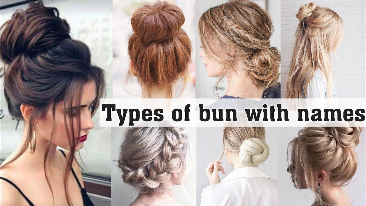 Types of bun with name||THE TRENDY GIRL