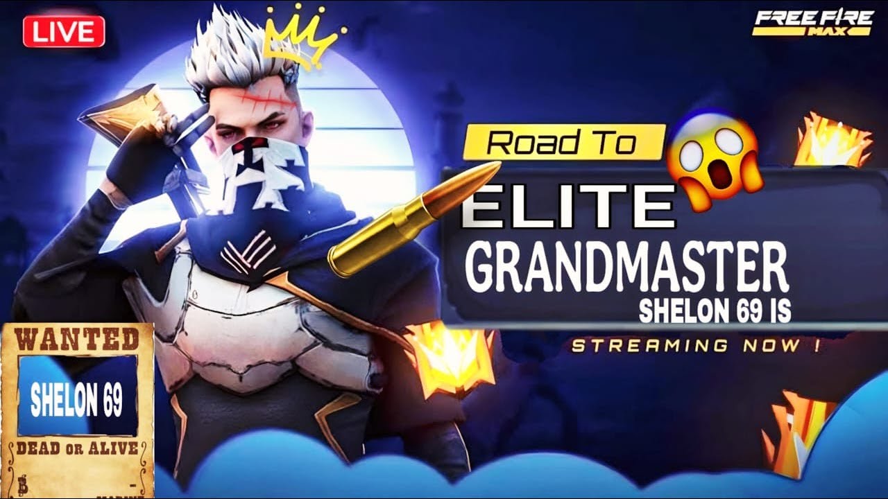 🎯 Road to Grandmaster | Free Fire Rank Push live With Shelon 69  #freefire #garenafreefire #Shelon69